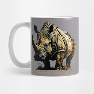 Beautiful Rhinoceros Mug